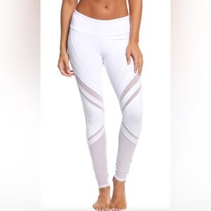 Alo Epic Yoga Legging, white mesh, XS